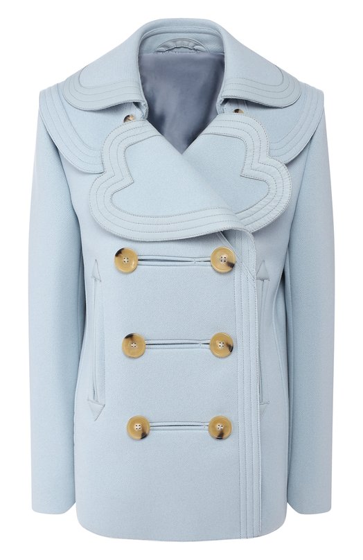

Шерстяное пальто Lanvin, Голубой