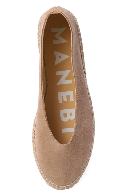 Замшевые эспадрильи Manebi W1.9 BK/SUEDE Бежевый  W1.9 BK/SUEDE Фото 6