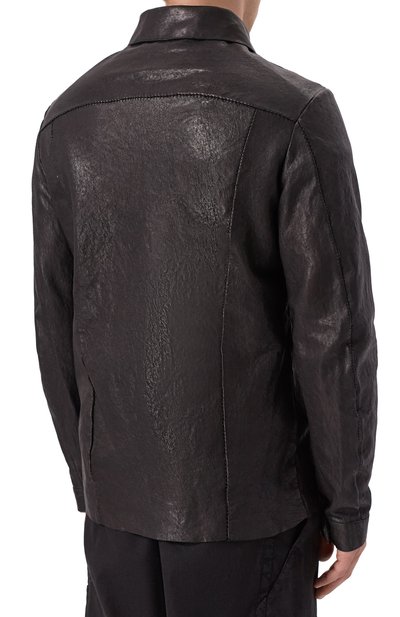 Кожаная куртка-рубашка NEVER ENOUGH, арт. MJL047, фото 4