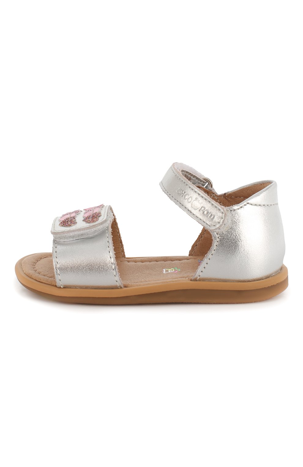 Кожаные босоножки SHOO POM, арт. TITY HEART/LAMINAT0/24-27, фото 2