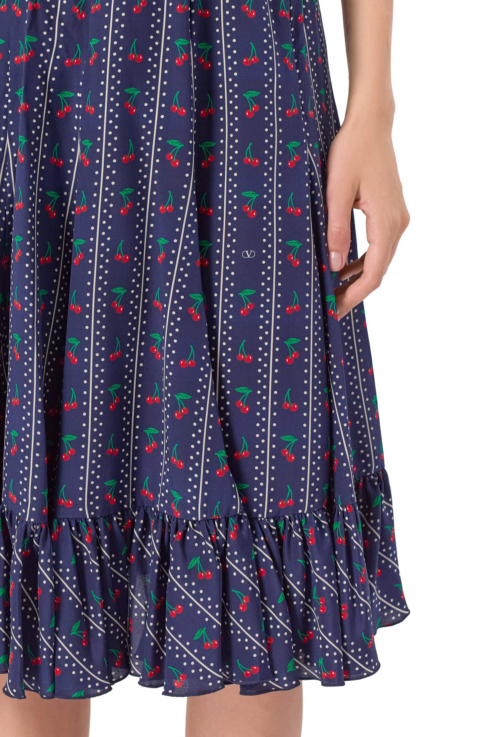 Шелковая юбка VALENTINO, арт. 7B3RADK6/9FR, фото 5