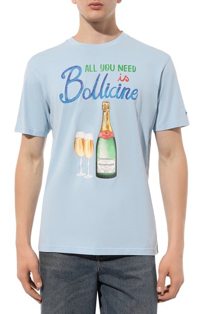 Хлопковая футболка MC2 SAINT BARTH, арт. STBM TSHIRT MAN/TSHM001/02203B, фото 3