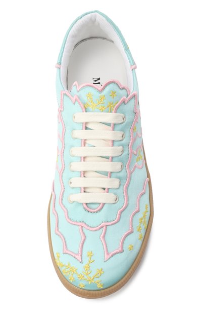 Текстильные кеды MONTELPARE TRADITION бирюзового цвета по цене 35150 руб., арт. 80840/36-40, фото 4 Текстильные кеды MONTELPARE TRADITION, арт. 80840/36-40, фото 4