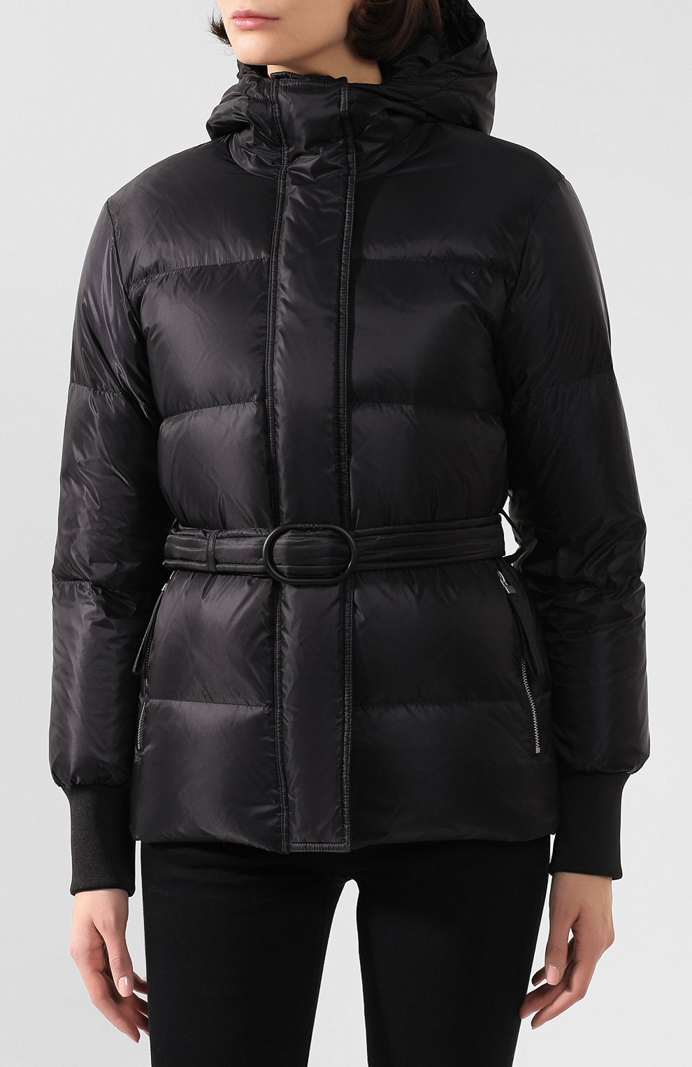 Пуховик KENZO черного цвета по цене 66050 руб., арт. F9620U047565, фото 3 Пуховик KENZO, арт. F9620U047565, фото 3