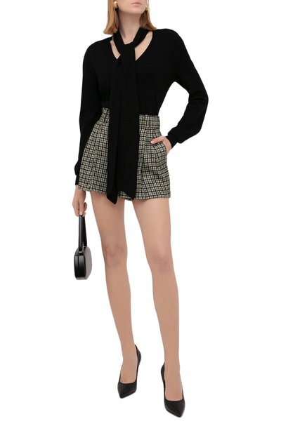 Шорты из шерсти и шелка CHLOÉ, арт. CHC21ASH21064, фото 2