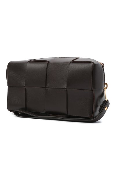 Кожаный чехол для iphone BOTTEGA VENETA темно-коричневого цвета по цене 93900 руб., арт. 680219/VCQC4, фото 3 Кожаный чехол для iphone BOTTEGA VENETA, арт. 680219/VCQC4, фото 3