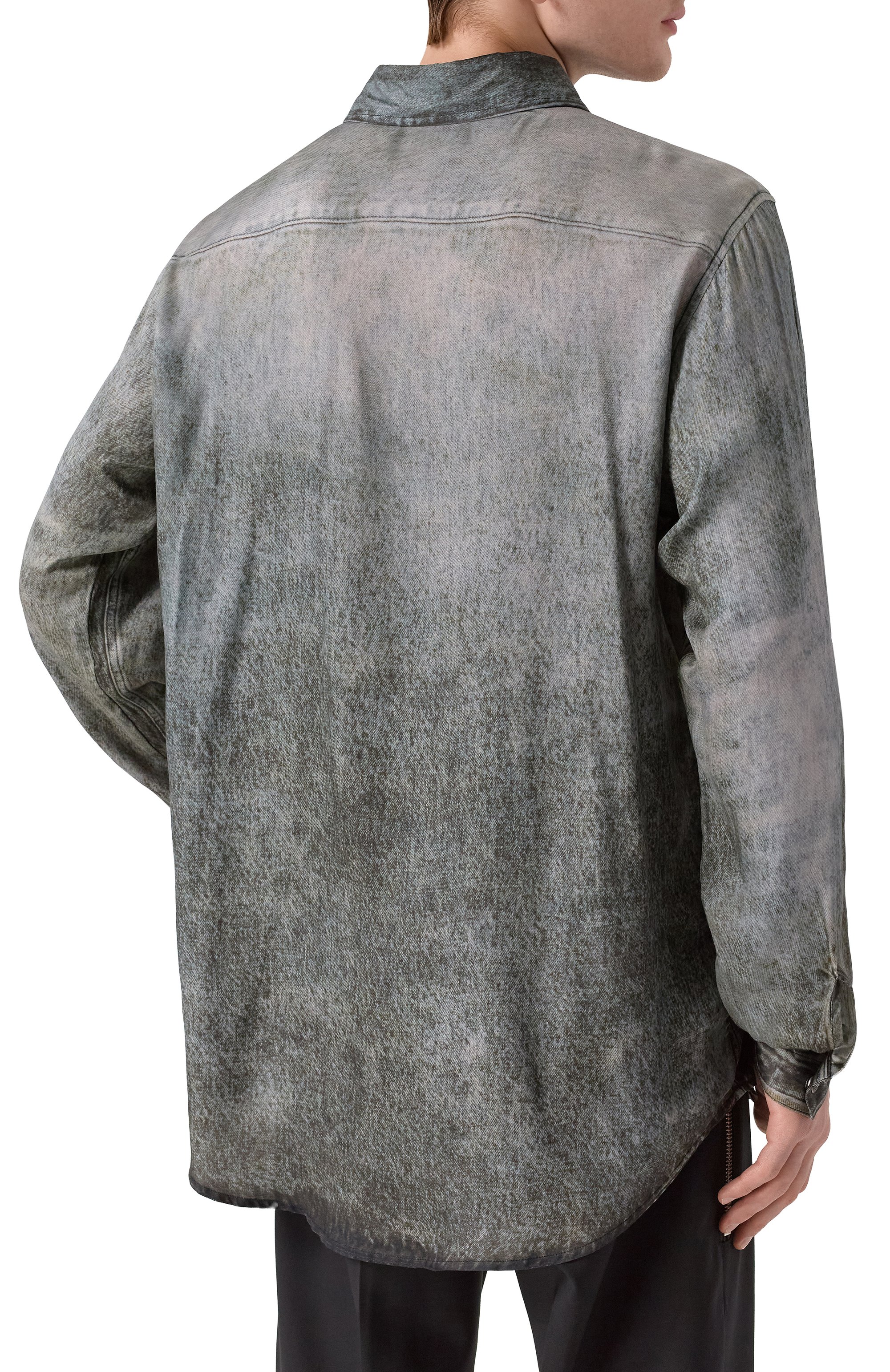 Рубашка из вискозы DIESEL, арт. A18622/0LKCT, фото 4