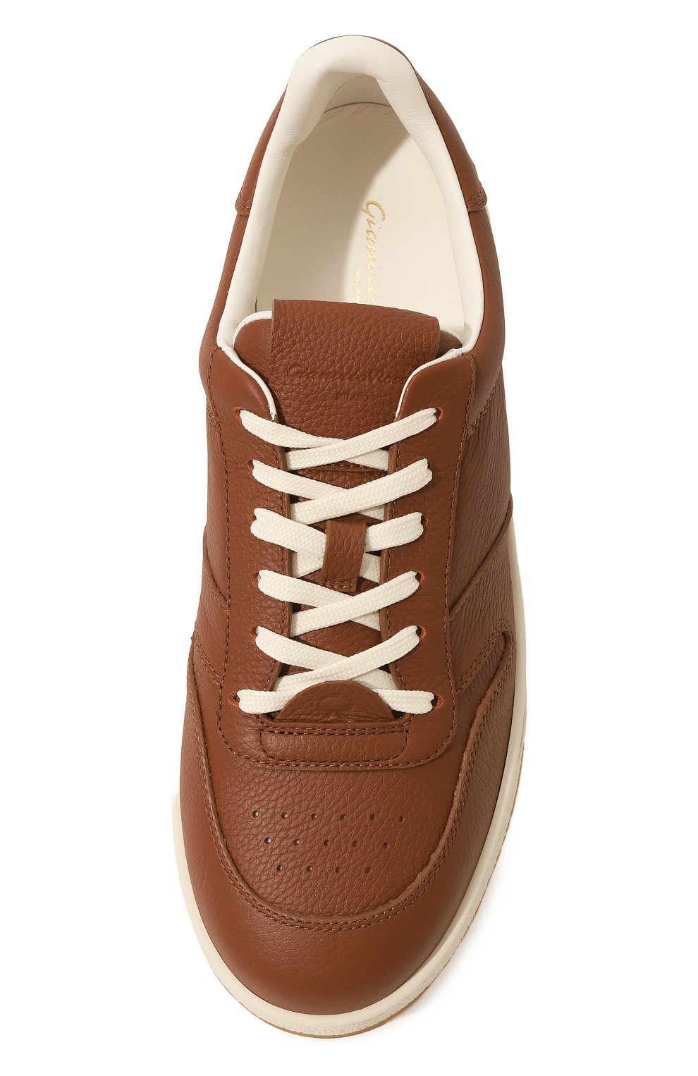 Кожаные кеды slam GIANVITO ROSSI, арт. G25480.W1WMI.FXSHAVA, фото 6