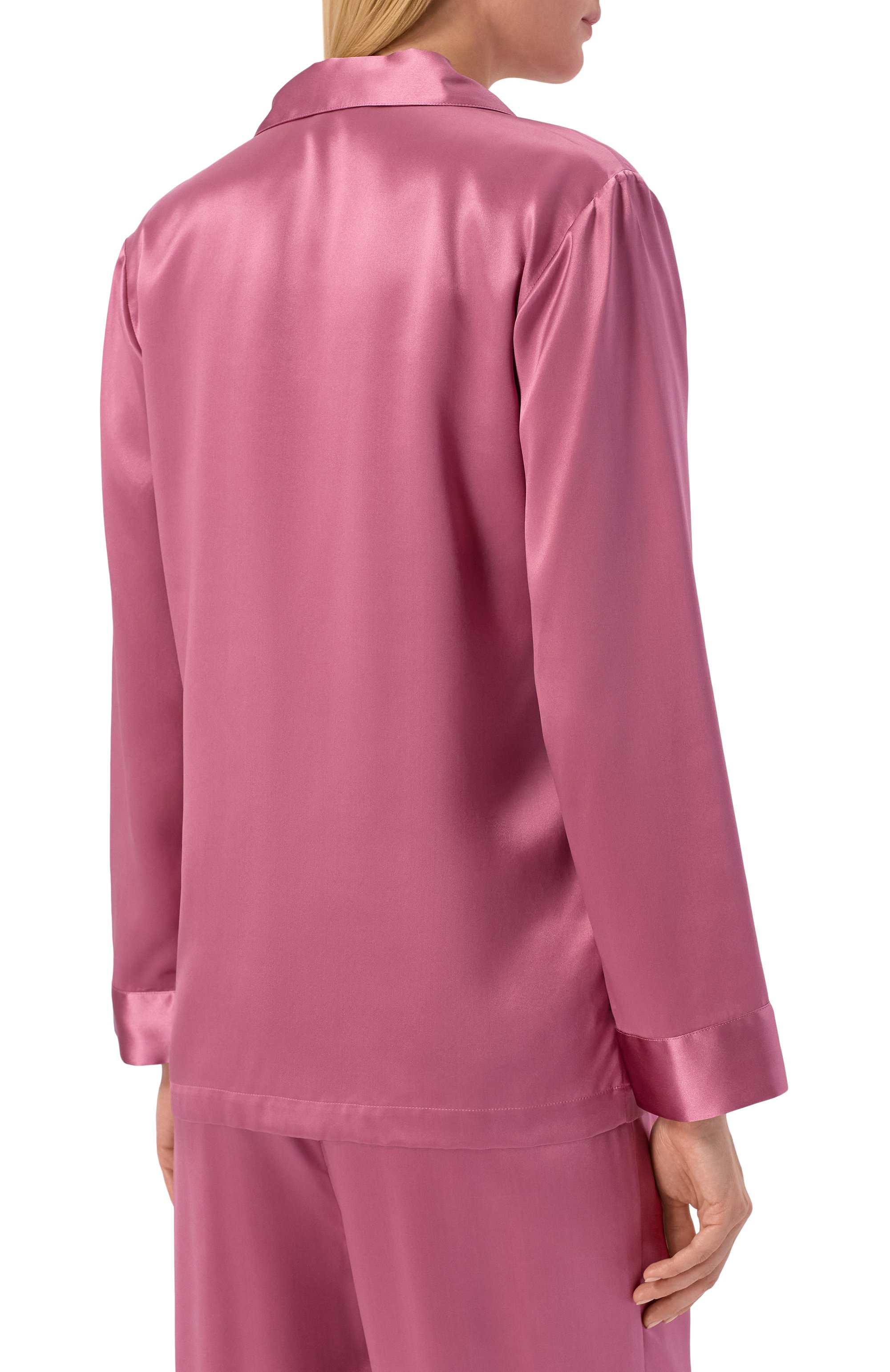 Шелковая пижама LUNA DI SETA розового цвета по цене 60010 руб., арт. VLST08007, фото 4 Шелковая пижама LUNA DI SETA, арт. VLST08007, фото 4