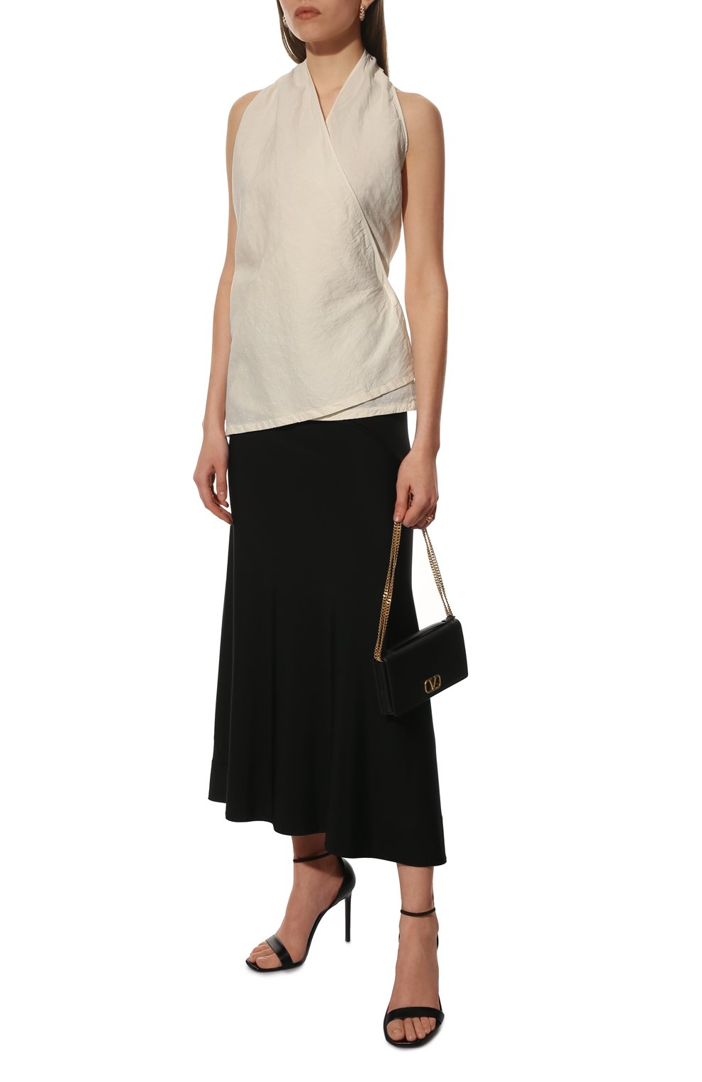 Топ изо льна и хлопка JIL SANDER, арт. JSPU561406-WU330800, фото 2
