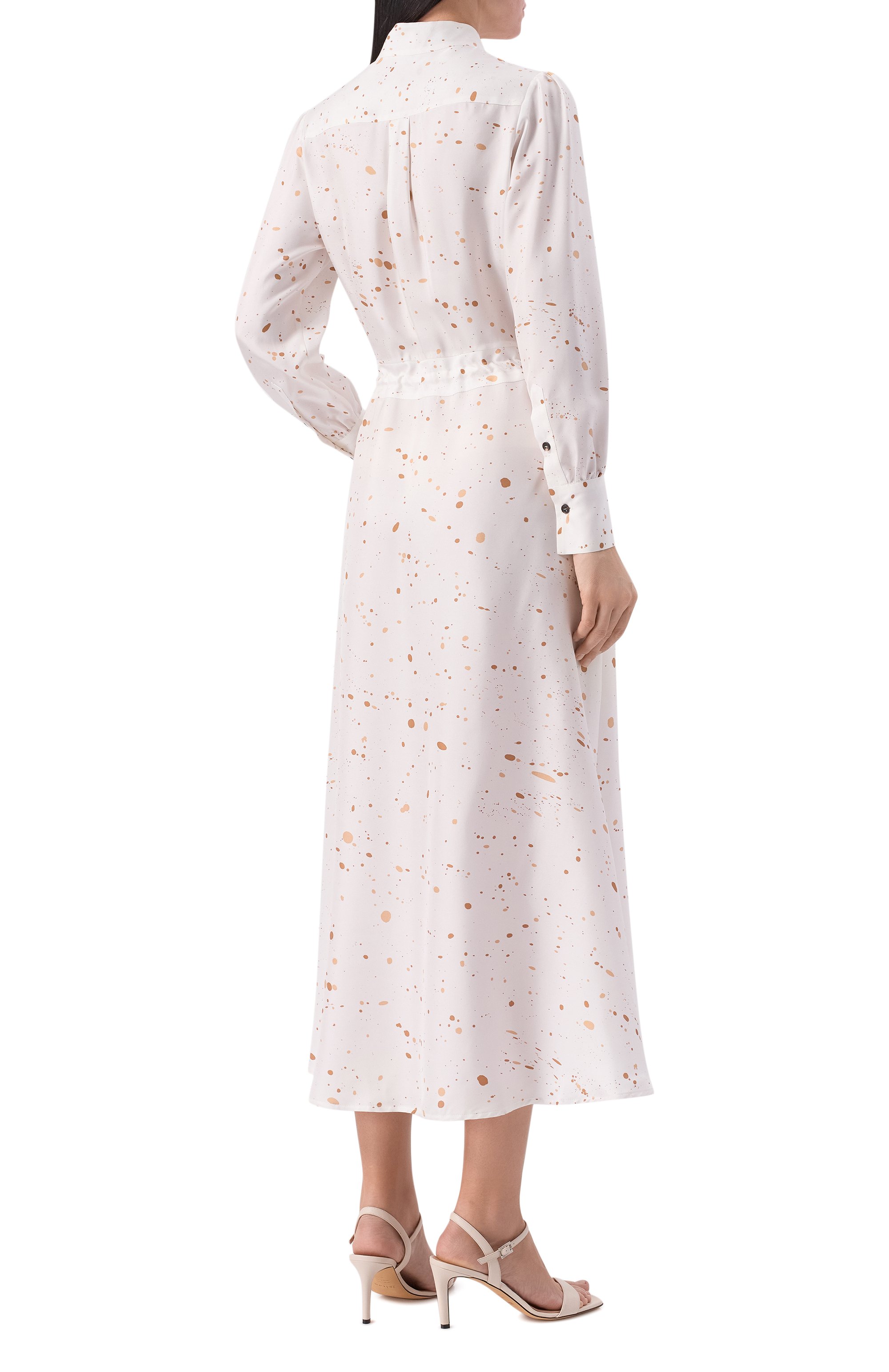 Шелковое платье KITON, арт. D52302K0999G04, фото 3