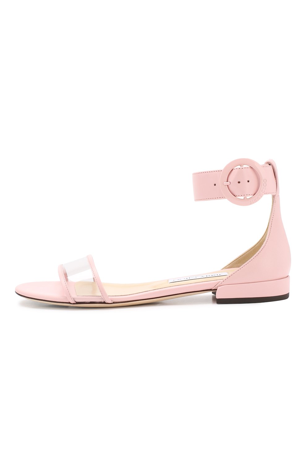 Кожаные сандалии jamie  JIMMY CHOO, арт. JAIMIE FLAT/AEX, фото 3