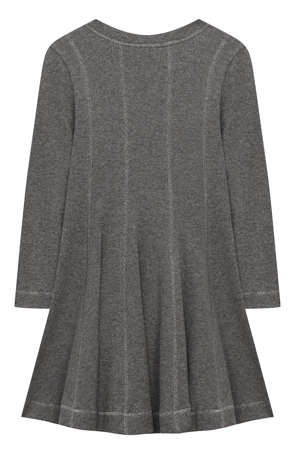 Платье из хлопка и кашемира BRUNELLO CUCINELLI, арт. BB056A315A, фото 2