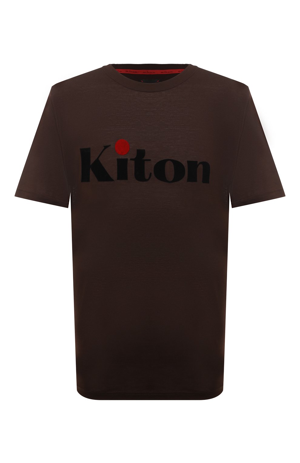 Хлопковая футболка KITON, арт. UMK049035HE, фото 1