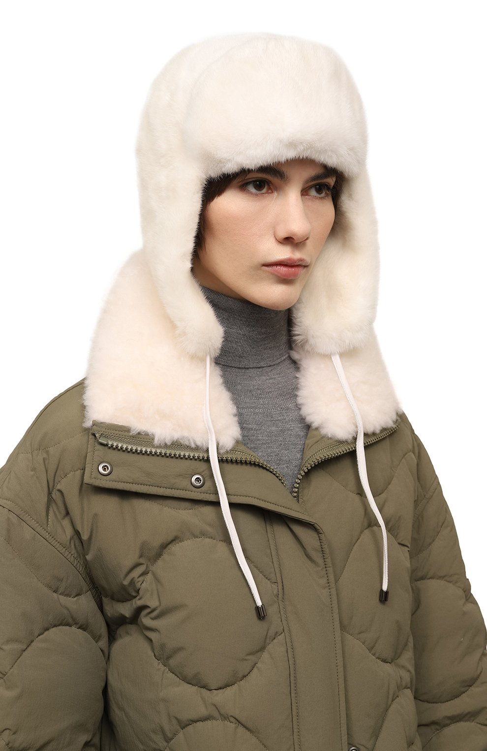 Меховая шапка-ушанка из норки VICTORIA KUSENKOVA, арт. 091700001092, фото 2