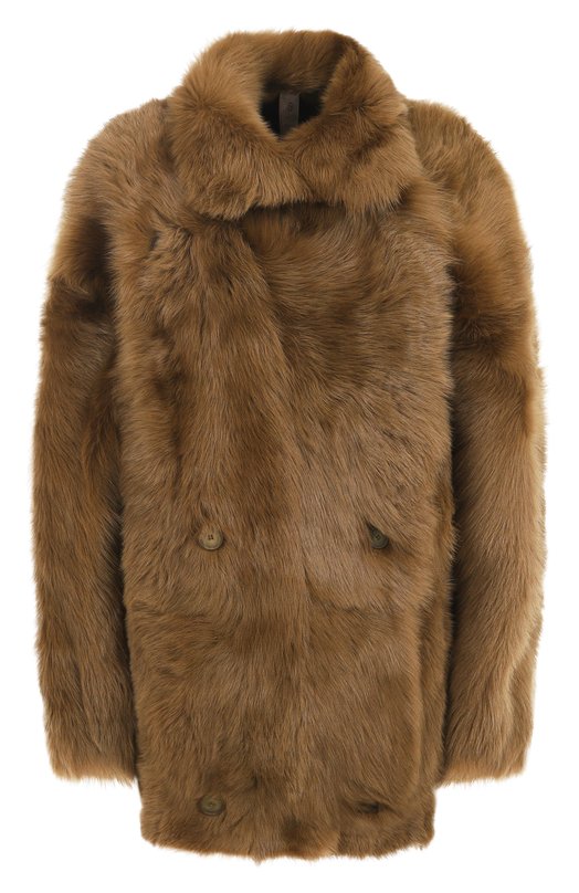 Дубленка из овчины Petar Petrov F25FM3/SHEARLING Коричневый F25FM3/SHEARLING