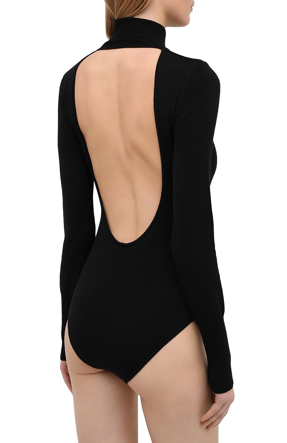 Шерстяное боди MOUSSY черного цвета по цене 27750 руб., арт. 025DA370-5020, фото 4 Шерстяное боди MOUSSY, арт. 025DA370-5020, фото 4