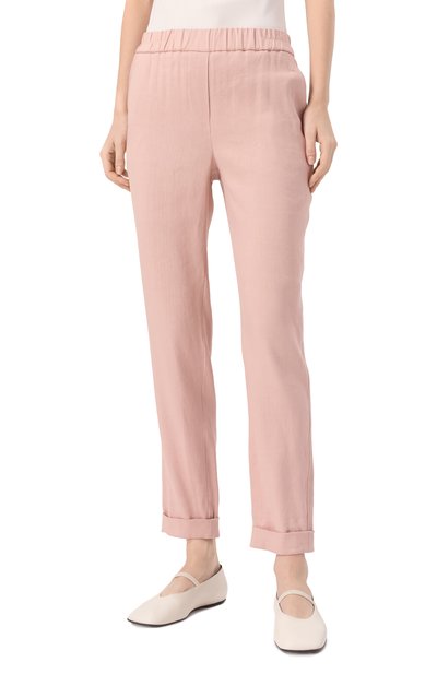 Брюки изо льна и вискозы LORENA ANTONIAZZI, арт. P2550PA70A/3347, фото 3