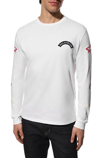 Хлопковый лонгслив PAUL&SHARK, арт. 22411587, фото 3