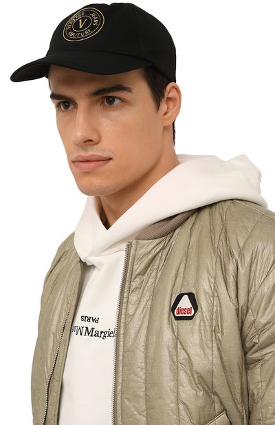 Хлопковая бейсболка VERSACE JEANS COUTURE, арт. 75YAZK26/ZG205, фото 2