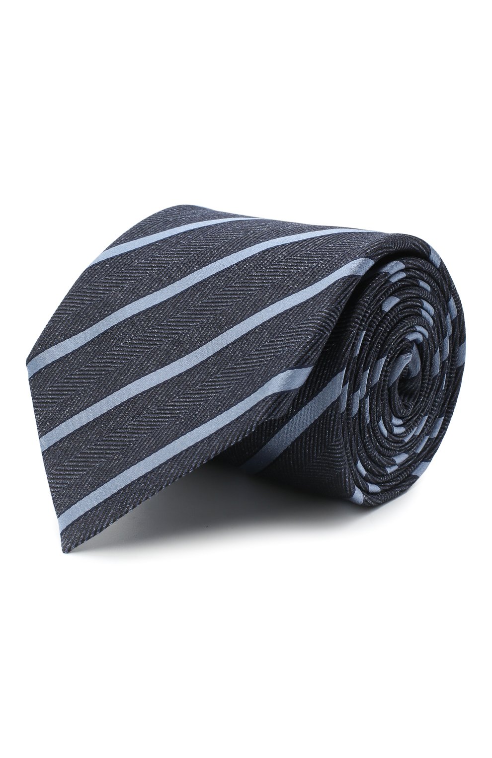 Шелковый галстук ZEGNA синего цвета по цене 23700 руб., арт. Z8D34/1UM, фото 1 Шелковый галстук ZEGNA, арт. Z8D34/1UM, фото 1