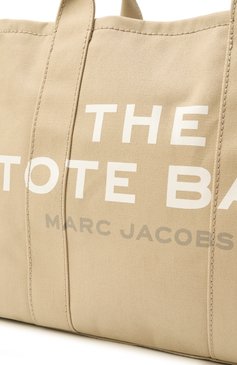 Женская сумка the tote bag large MARC JACOBS (THE) бежевого цвета, арт. M0016156 | Фото 3 (Материал: Текстиль; Размер: large; Сумки-технические: Сумки-шопперы)