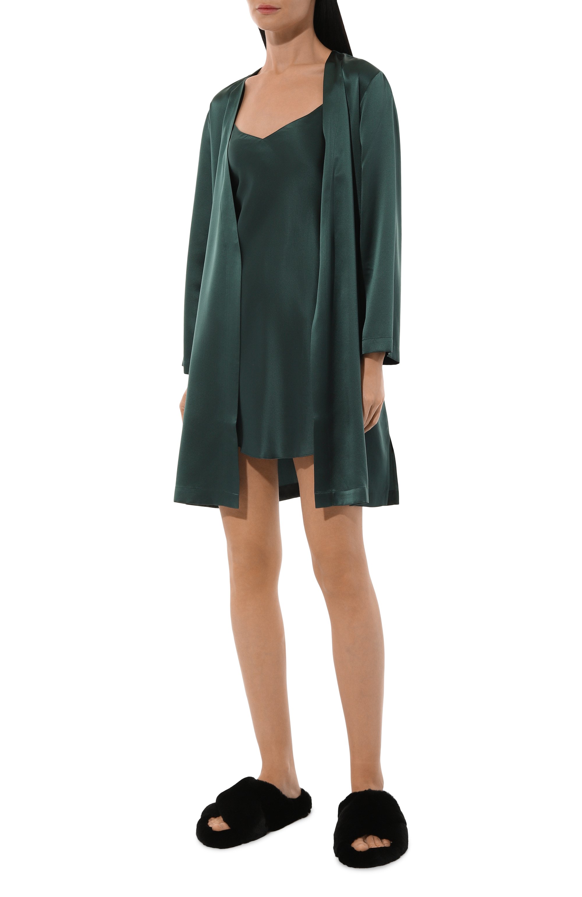 Шелковый халат LUNA DI SETA, арт. VLST08009, фото 2