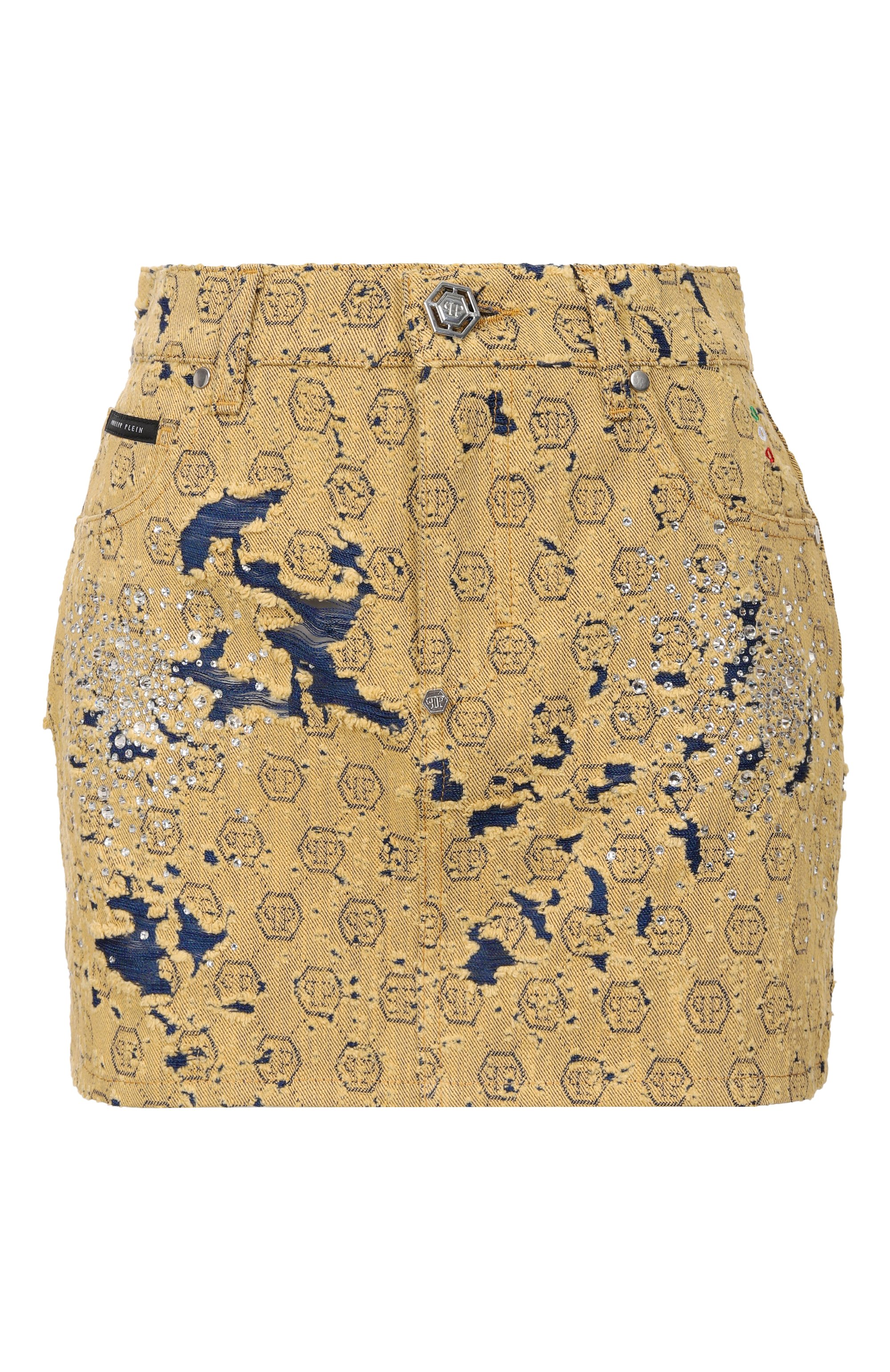 Джинсовая юбка PHILIPP PLEIN, арт. SAFC WDV0242 PDE004N, фото 1