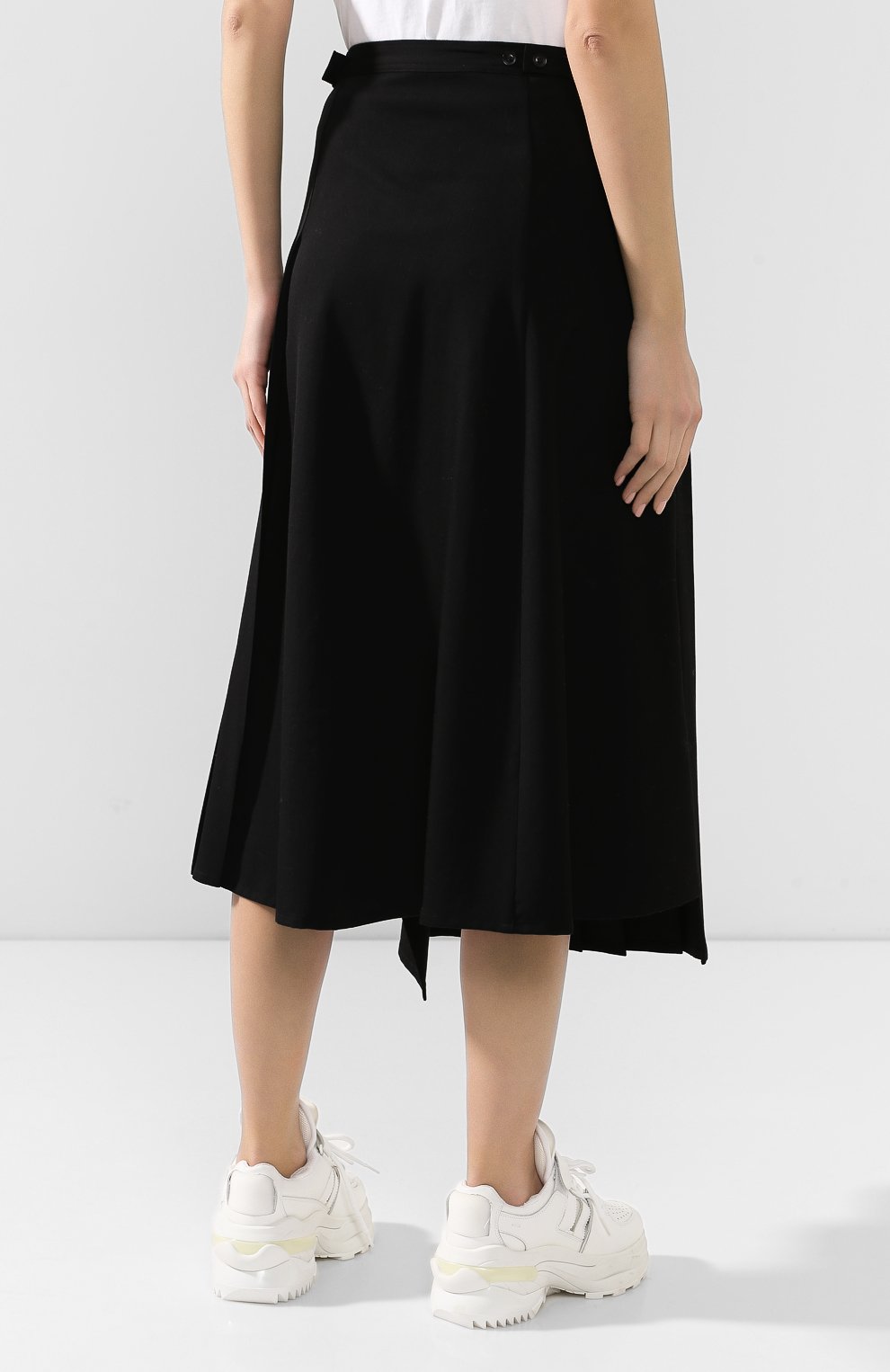 Шерстяная юбка YOHJI YAMAMOTO, арт. NC-S09-100, фото 4