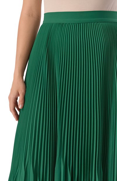 Плиссированная юбка MAX MARA STUDIO зеленого цвета по цене 55800 руб., арт. TIM0TE0, фото 5 Плиссированная юбка MAX MARA STUDIO, арт. TIM0TE0, фото 5
