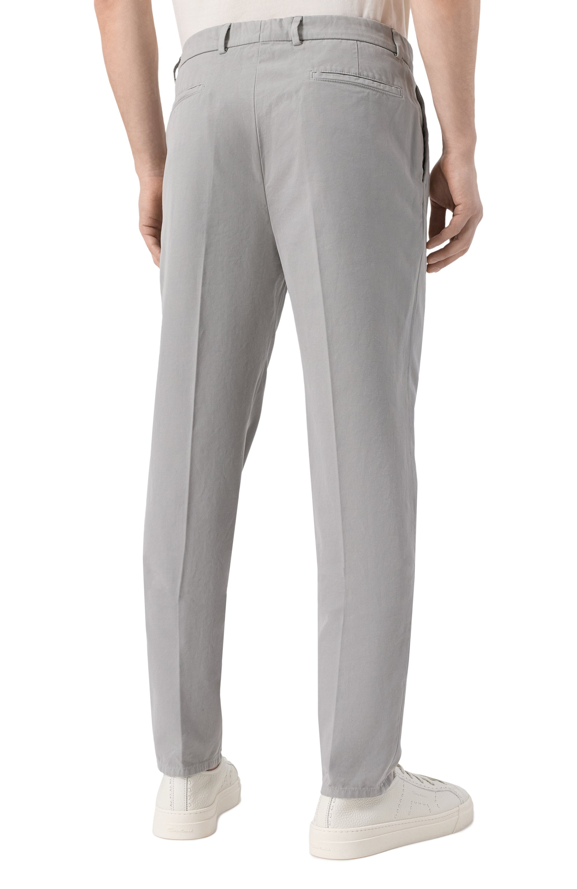 Хлопковые брюки BRUNELLO CUCINELLI, арт. M252DE1450, фото 4