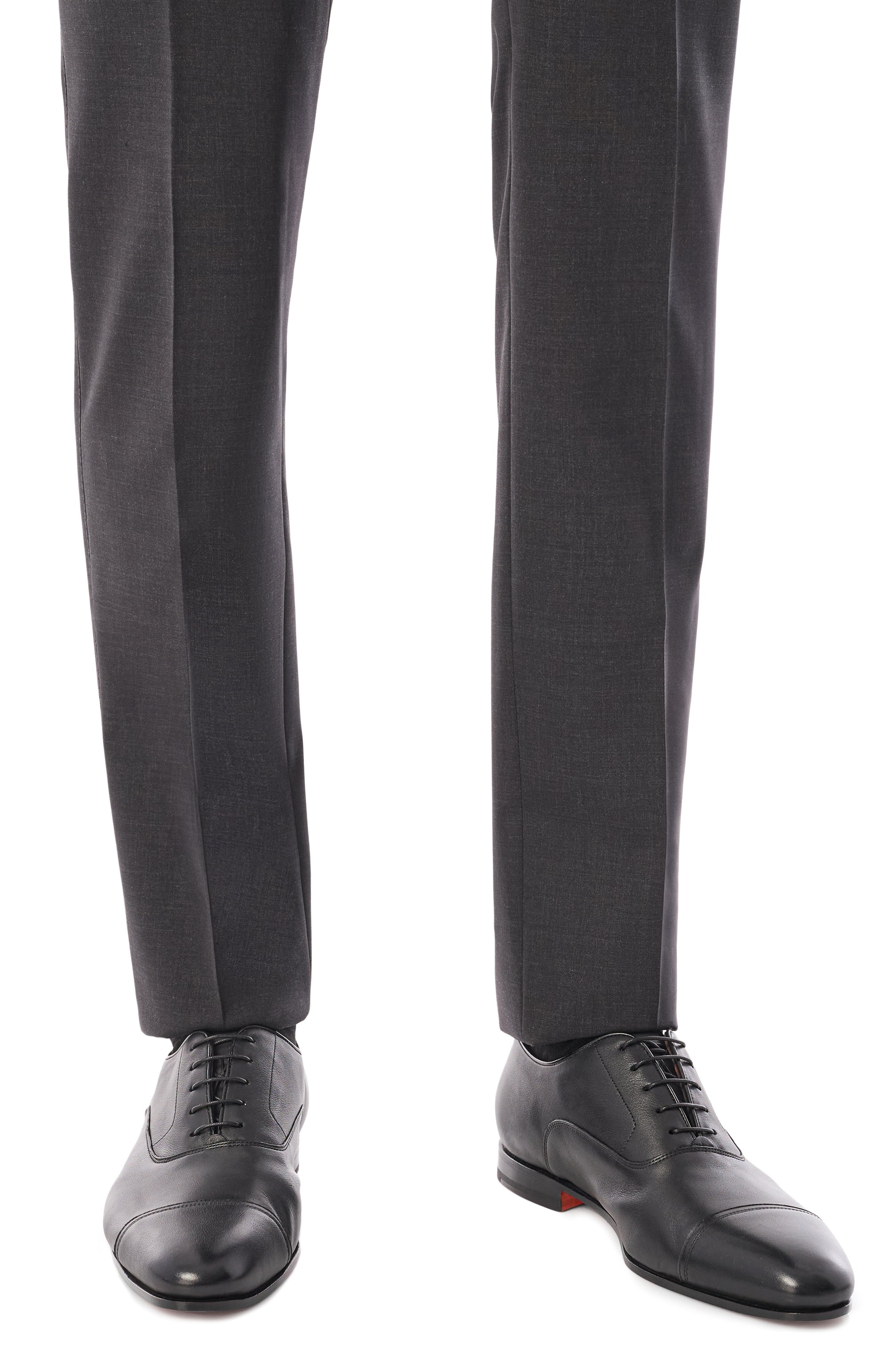 Кожаные оксфорды levante SANTONI, арт. MCLG17801SA3BSLFN01, фото 3