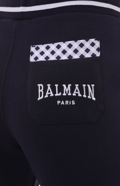 Хлопковые джоггеры BALMAIN, арт. DF00B014/BC83, фото 5