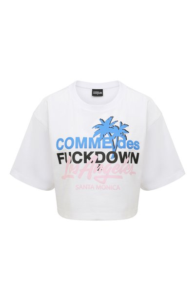 Женская хлопковая футболка COMME DES FUCKDOWN, арт. CDFD2161
