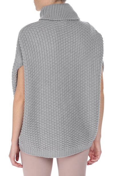 Свитер свободного кроя с укороченным рукавом и карманами MONCLER, арт. B2-093-00818-00-03510, фото 4