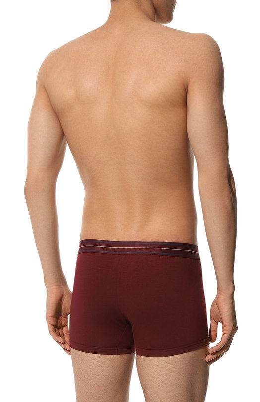 Хлопковые боксеры Dolce & Gabbana M4F32J/0NP19 Бордовый  M4F32J/0NP19 Фото 3