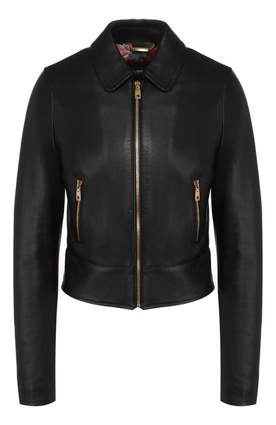 Женская кожаная куртка DOLCE & GABBANA, арт. F9G13L/FUL89