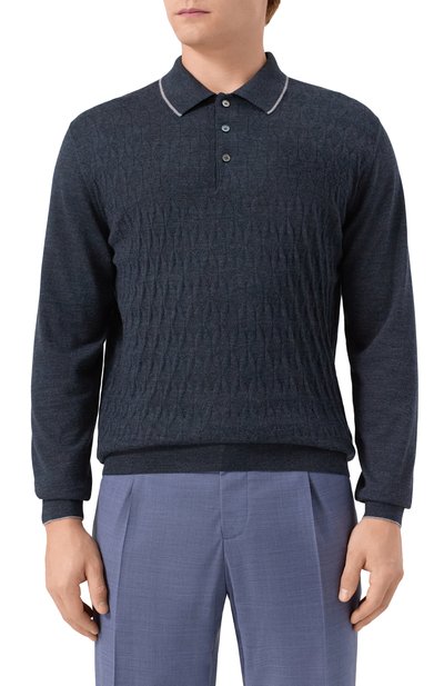 Шерстяное поло FEDELI, арт. MU006427, фото 3