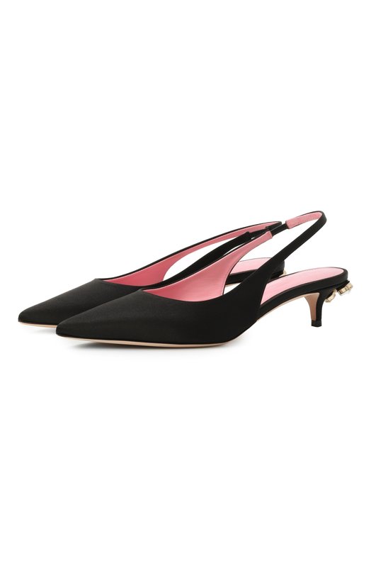 Текстильные туфли Giambattista Valli 25FWKVLIS224/24SST Чёрный 25FWKVLIS224/24SST
