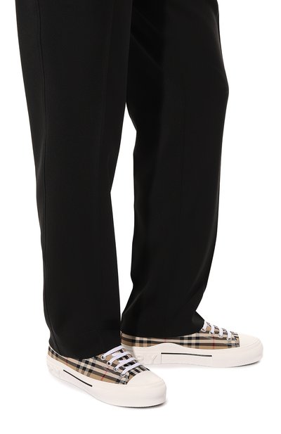 Текстильные кеды BURBERRY, арт. 8049745A7028, фото 3