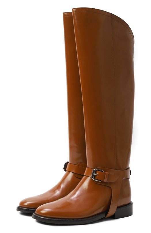 Кожаные сапоги Riderama Casadei 1S372A0201/C2858 Коричневый 1S372A0201/C2858