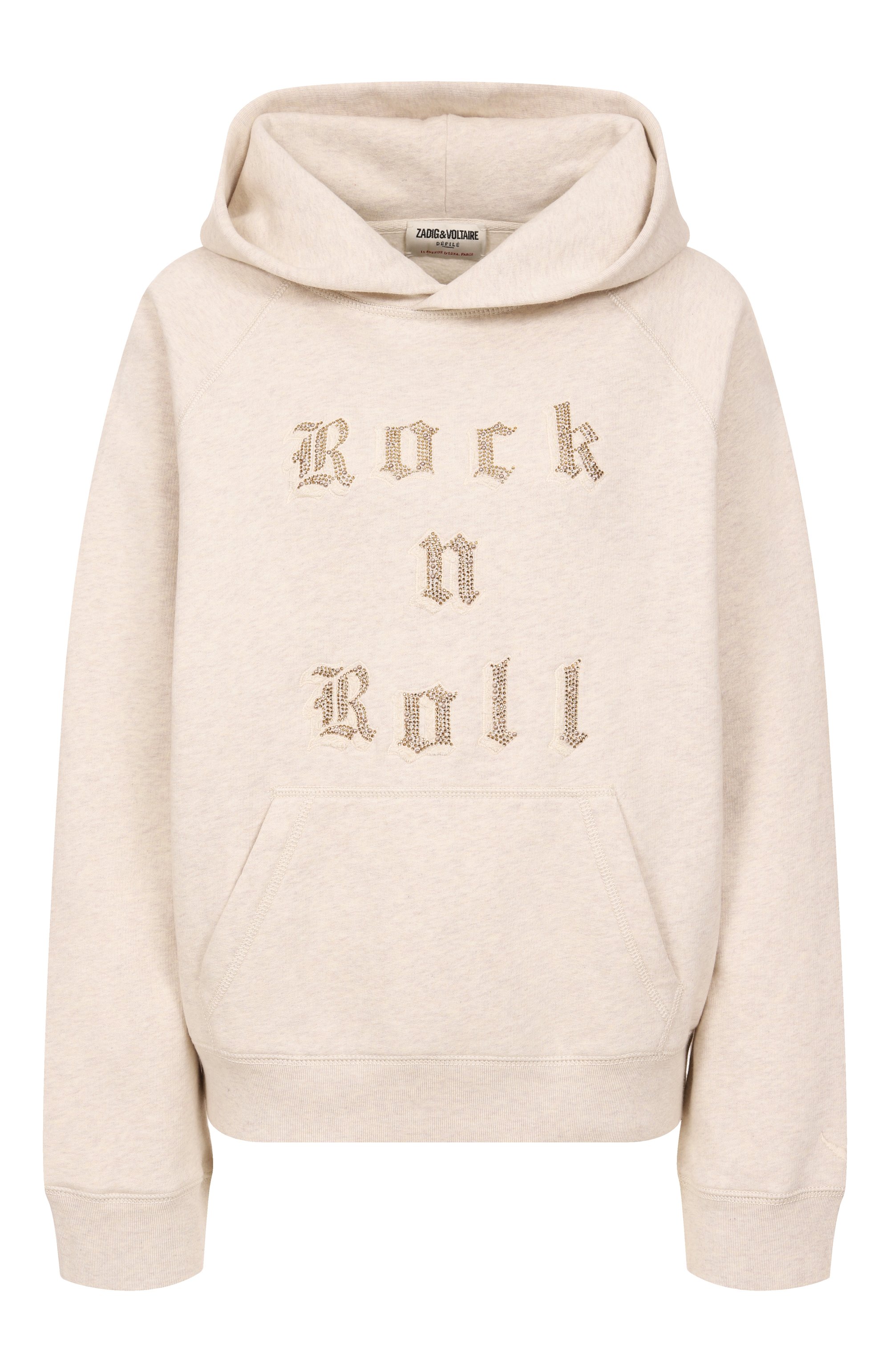 Хлопковое худи ZADIG AND VOLTAIRE, арт. JWSS01607, фото 1