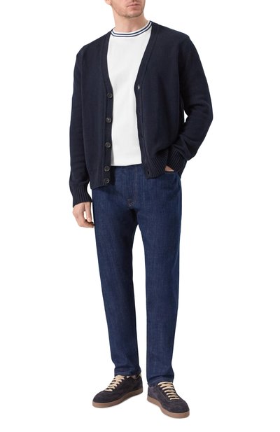 Мужская хлопковая футболка BRUNELLO CUCINELLI, арт. M0B131386W