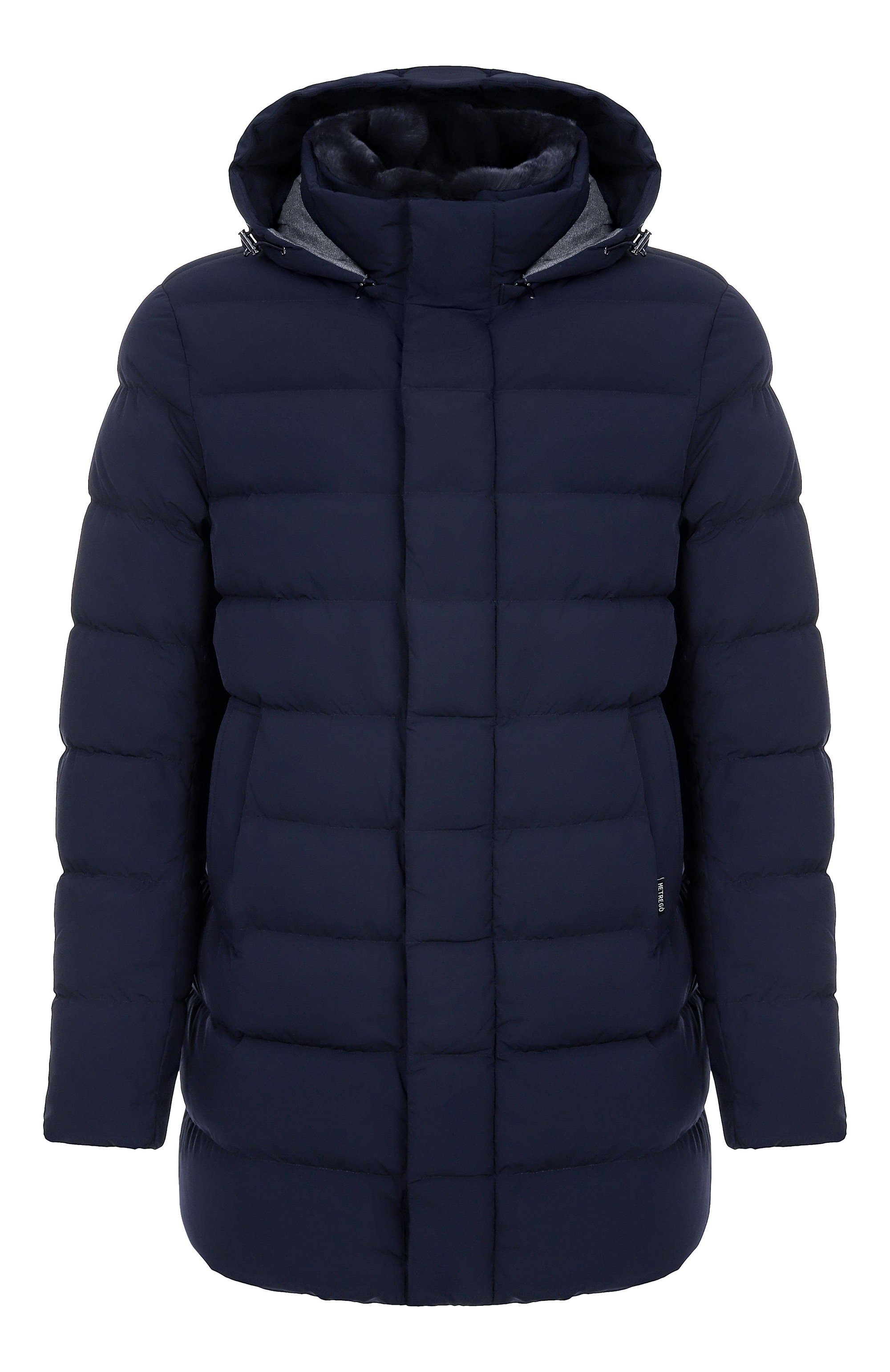 Пуховик с воротником из кролика HETREGO, арт. 8P435R/WILLIAM, фото 1