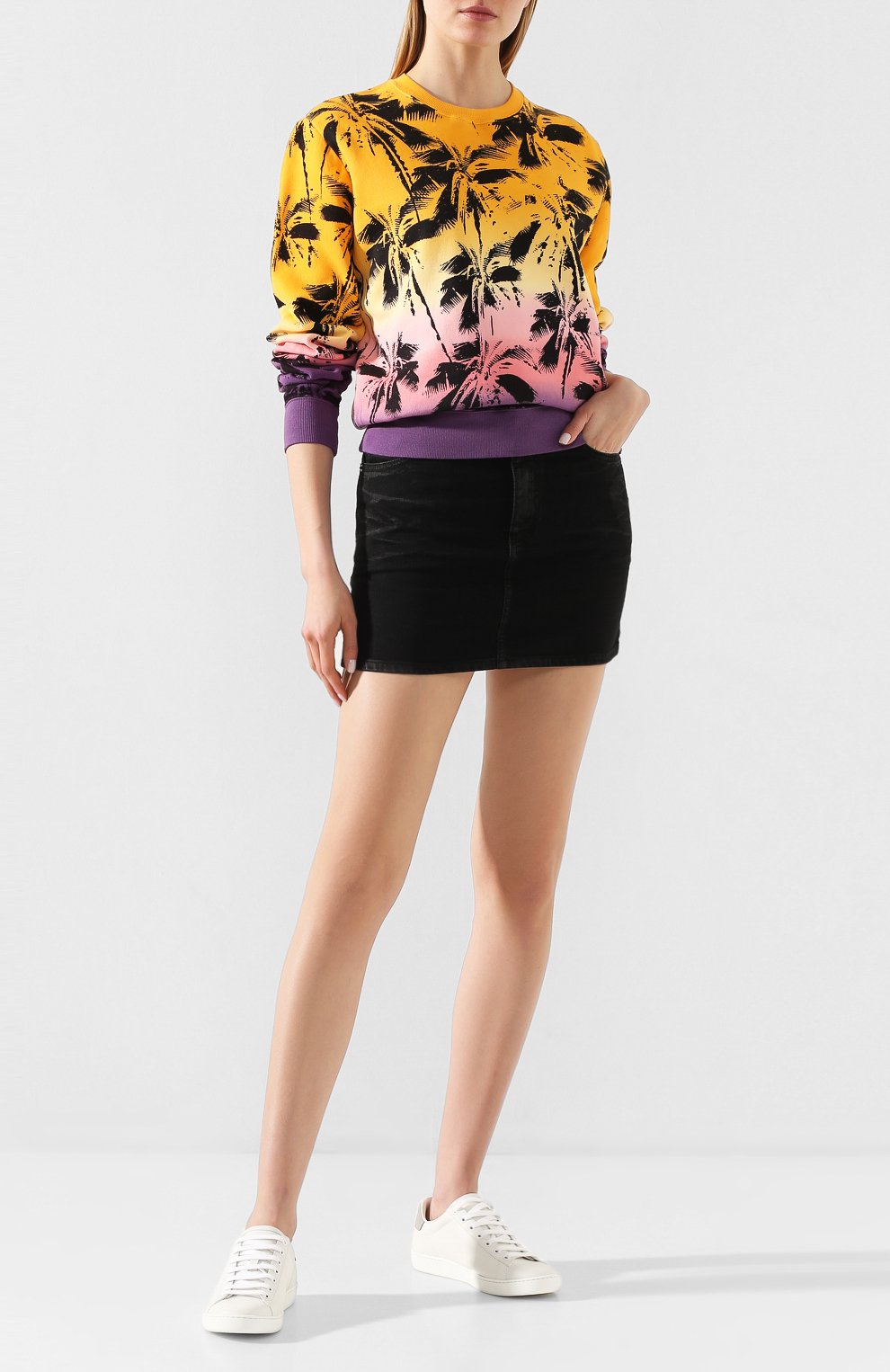 Хлопковый свитшот SAINT LAURENT, арт. 601516/YBNX2, фото 2