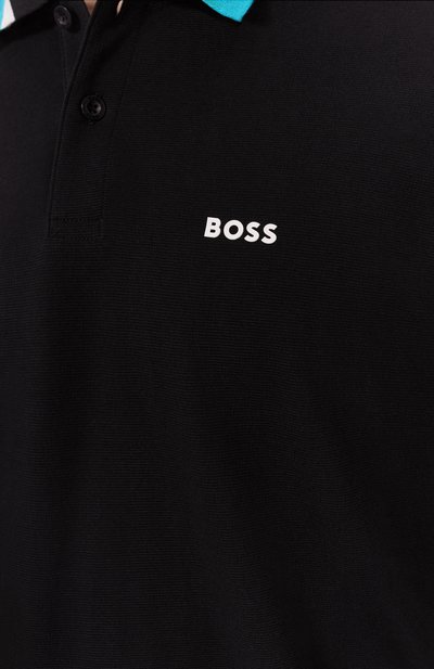 Хлопковое поло BOSS GREEN, арт. 50538101, фото 5