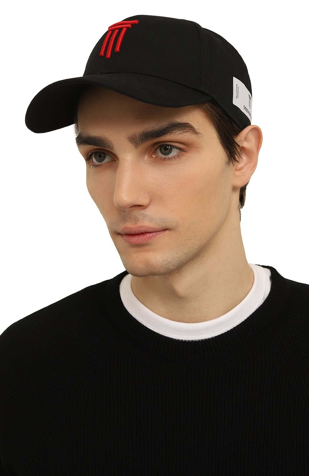 Хлопковая бейсболка DIEGO VENTURINO, арт. D3S3CAPL0G0RED, фото 2