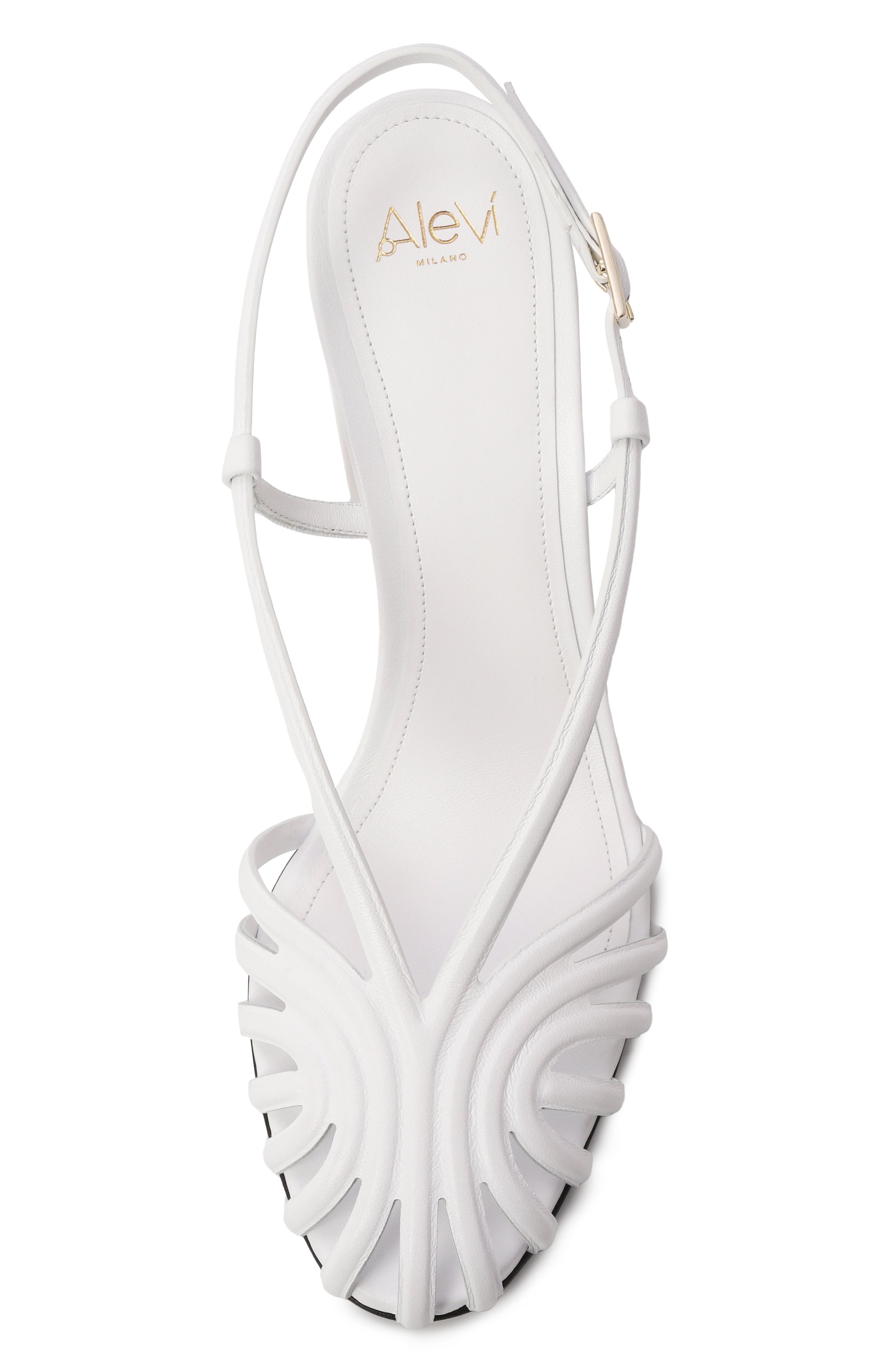 Кожаные босоножки marta 90 ALEVI MILANO, арт. L25SC011.Q.0770106, фото 6