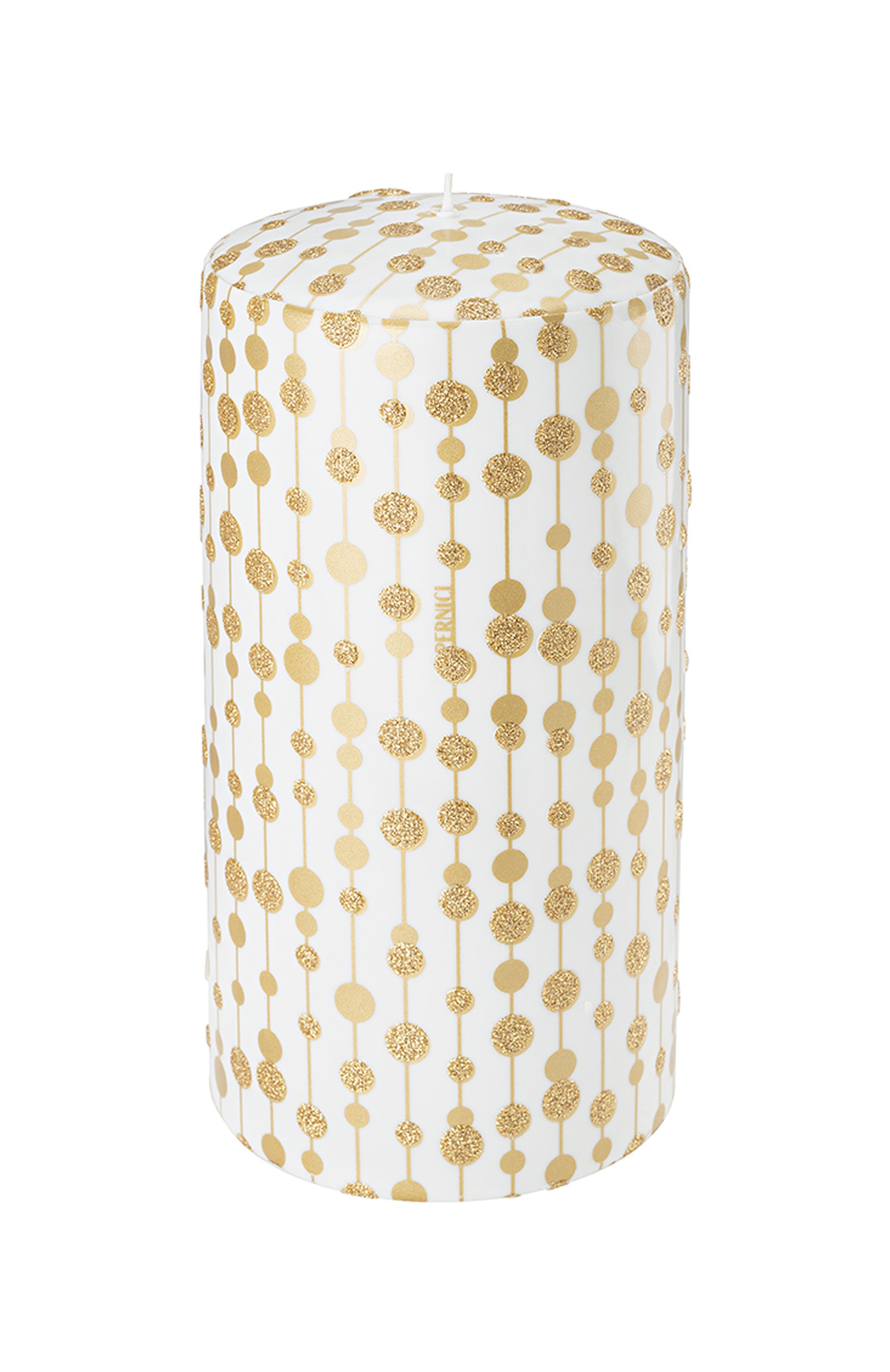 Интерьерная свеча pois ivory golden pois (20x10cm) PERNICI бесцветного цвета по цене 10900 руб., арт. 8001962079372, фото 1 Интерьерная свеча pois ivory golden pois (20x10cm) PERNICI, арт. 8001962079372, фото 1