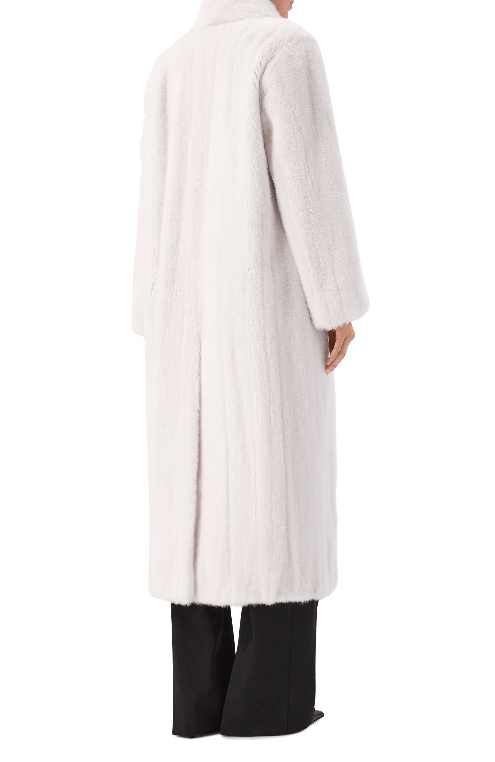 Шуба из норки MVST белого цвета по цене 3595000 руб., арт. M026/MINK WHITE, фото 4 Шуба из норки MVST, арт. M026/MINK WHITE, фото 4